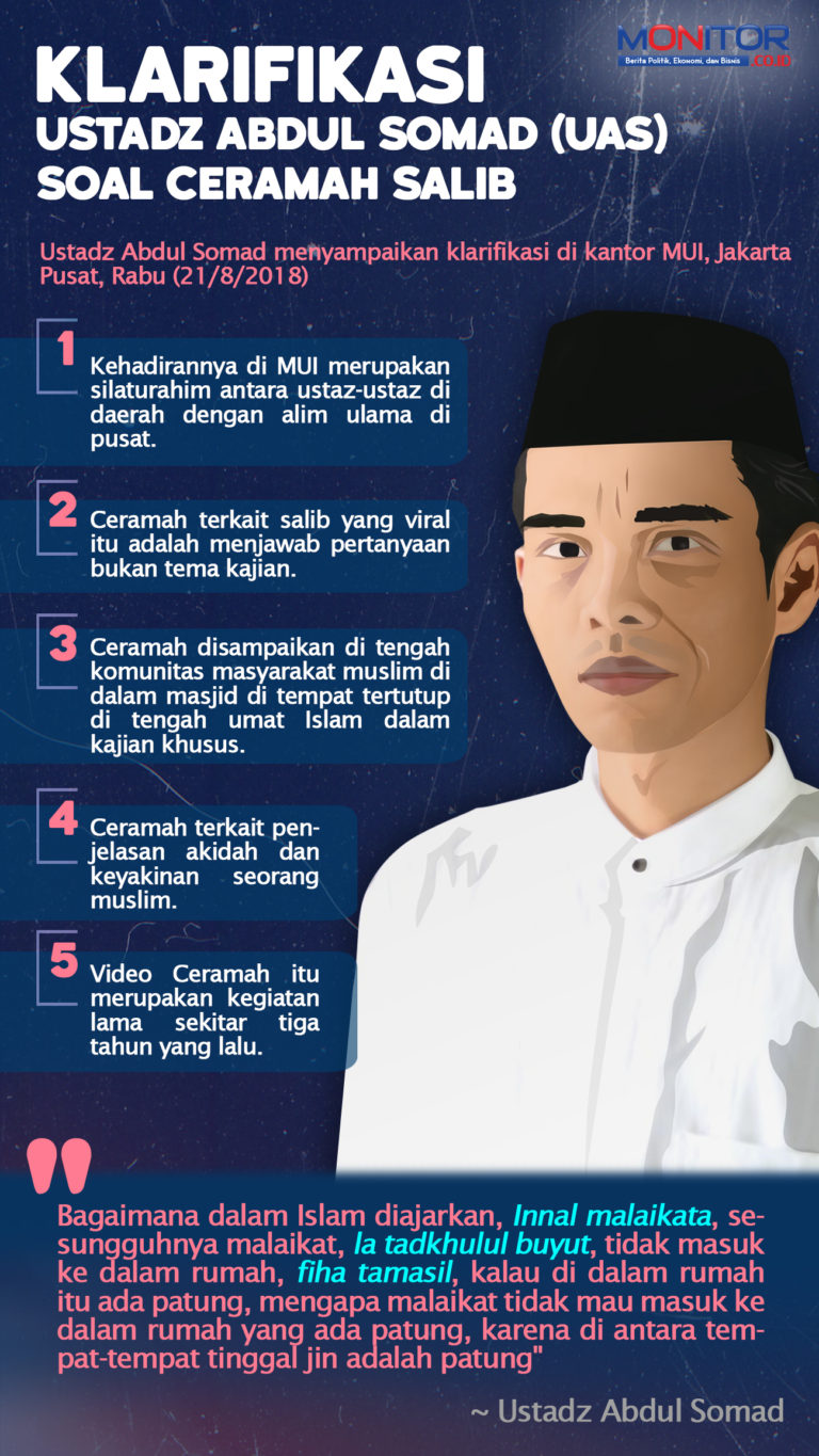 Klarifikasi Ustadz Abdul Somad (UAS) terkait Polemik Ceramah soal Salib