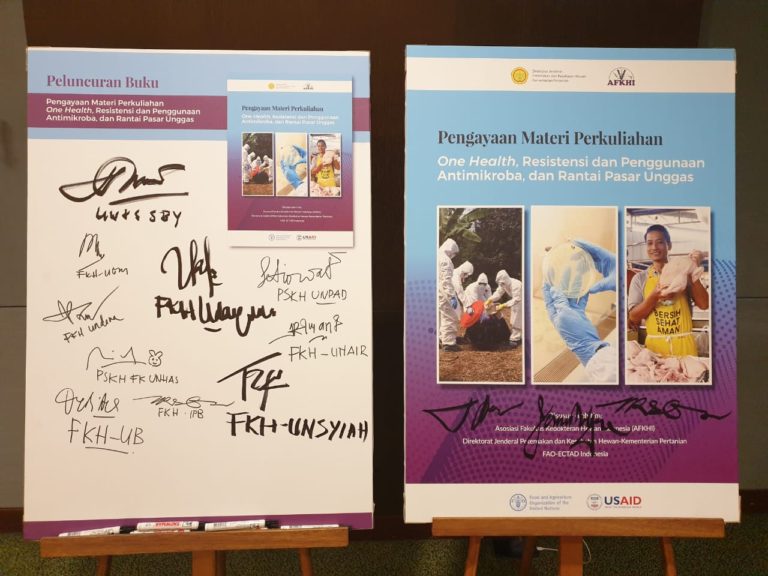 Kementan, FAO, dan AFKHI Luncurkan Buku One Health dan Resistensi Antimikroba