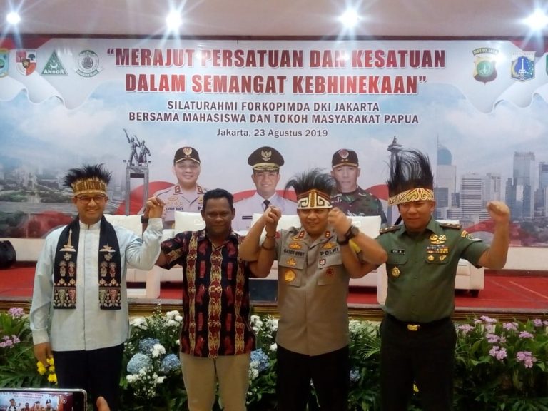 Anies Puji Silaturrahim Forkopimda DKI, Mahasiswa dan Warga Papua