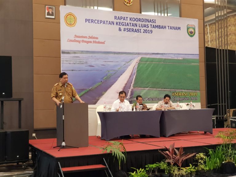 Masuki Puncak Kemarau, Kementan Optimalkan Rawa di Sumsel
