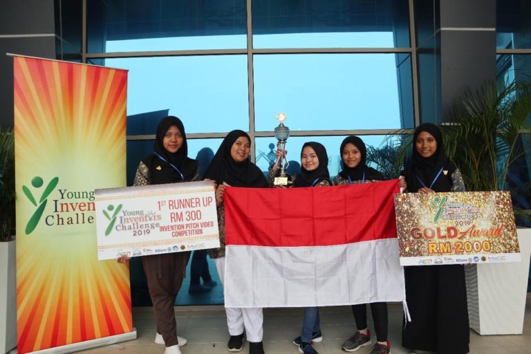 Peneliti Muda Indonesia Raih Medali Emas Kompetisi Internasional ‘Young Inventors Challenge 2019’