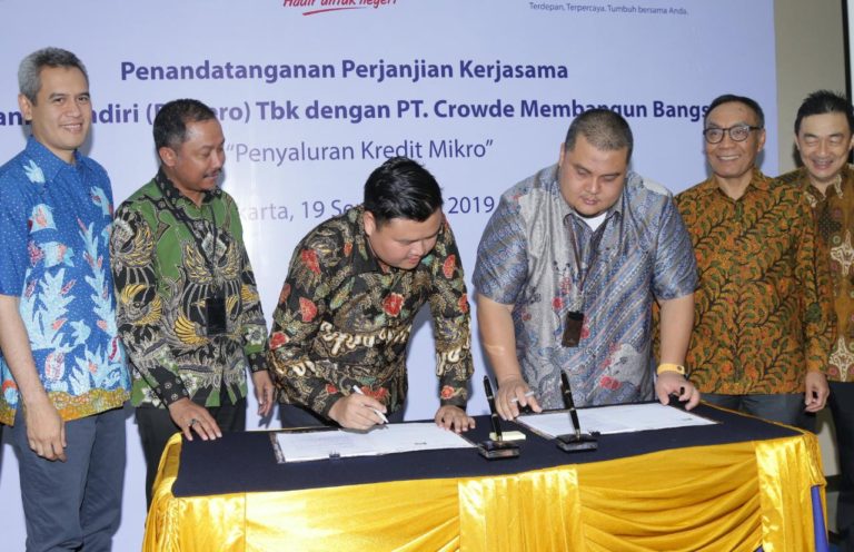 Salurkan Pembiayaan Kredit Mikro Produktif, Bank Mandiri Rangkul Tekfin Agrikultur