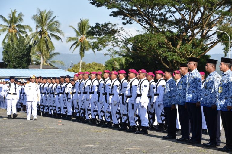 Lantamal IX Ambon Gelar Upacara Peringatan HUT TNI AL ke-74