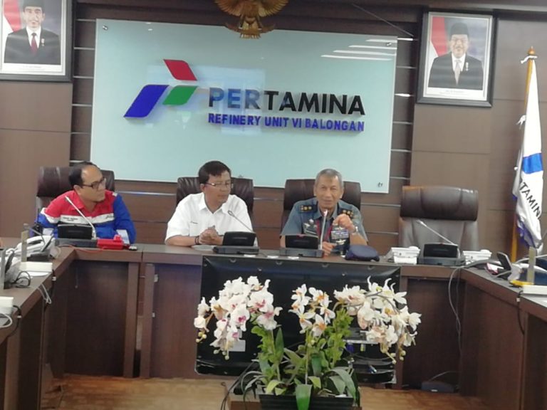 Pushidrosal TNI AL dan Pertamina Tingkatkan Kerjasama Petakan Pelabuhan dan Perairan Balongan Jabar