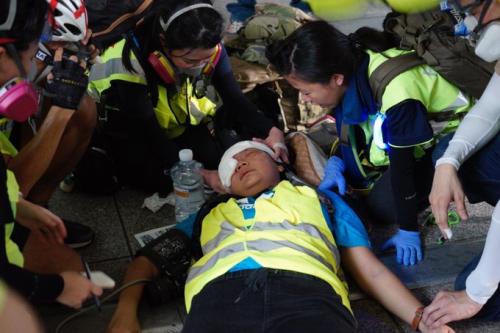 Wartawan  Indonesia Tertembak Peluru Karet di Hongkong, Begini kondisinya Saat Ini