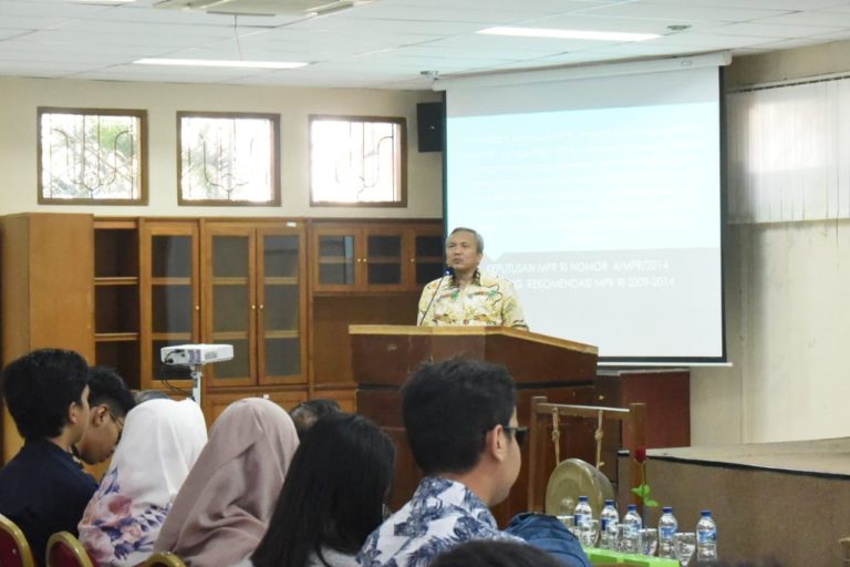 Bambang Sadono : Amandemen Terbatas UUD Tidak Akan Melebar Kemana-mana