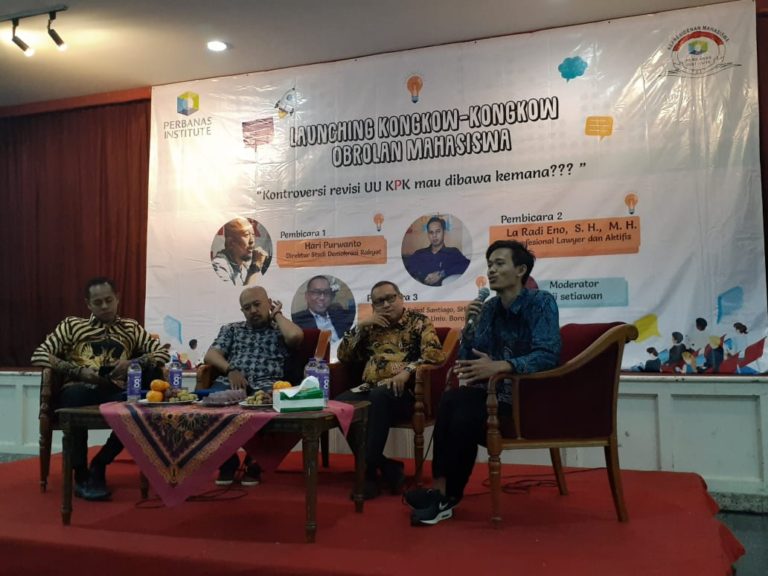 Tolak Revisi UU KPK, Mahasiswa Diajak Tempuh Jalur Konstitusi ke MK
