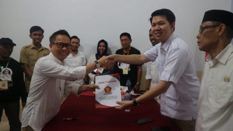 Pilwali Makassar, UQ Sukriansyah Resmi Mendaftar di Partai Gerindra