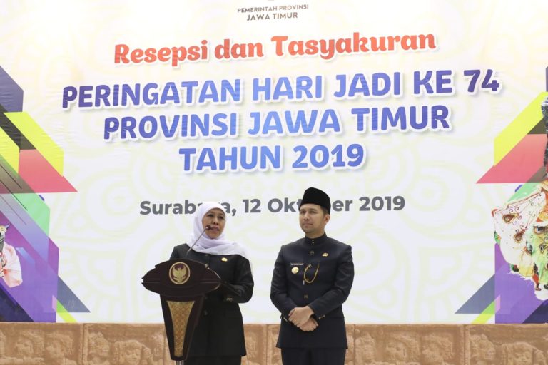 Pesan dan Harapan Khofifah di HUT Jatim ke-74
