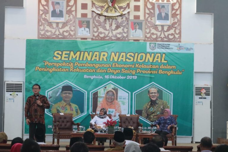 Dorong Daya Saing, Rokhmin Dahuri Paparkan Strategi Pembangunan Ekonomi Kelautan Provinsi Bengkulu