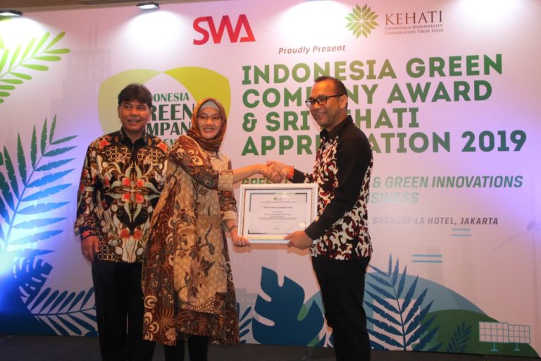 Jasa Marga Raih Indonesia Green Company Award dan Sri KEHATI Award 2019