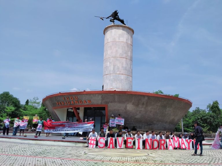 Mahasiswa Indramayu Gelar Aksi Dukung KPK Babat Habis Pelaku Korupsi di Daerahnya