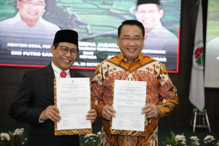 Sertijab, Abdul Halim Iskandar Siap Bekerja Sesuai Visi Misi Presiden