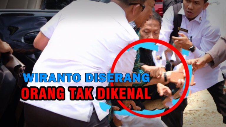 Wiranto Diserang Seorang Pria di Pandeglang