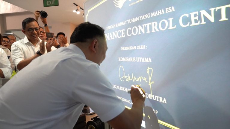 GMF Resmikan Fasilitas Maintenance Control Center Baru