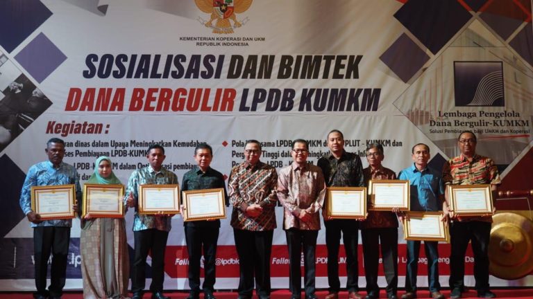 UKM Berorientasi Ekspor Mitra LPDB Diberi penghargaan dari Pemerintah