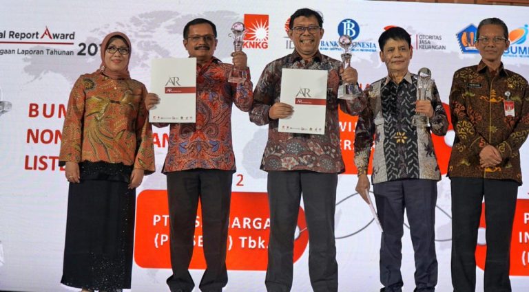 Jasa Marga Raih Penghargaan Annual Report Award 2018 Kategori BUMN Non Keuangan Listed