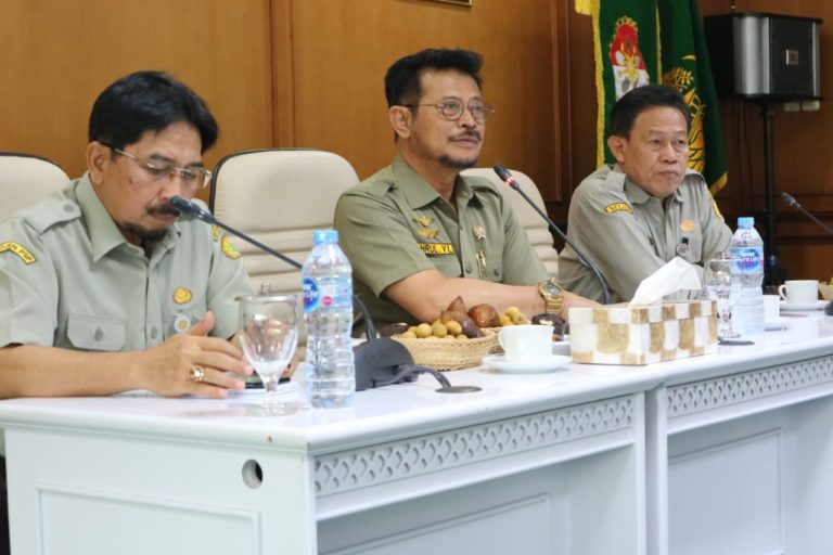 Pesan Mentan Syahrul Kepada Aparat dan Petugas Pertanian
