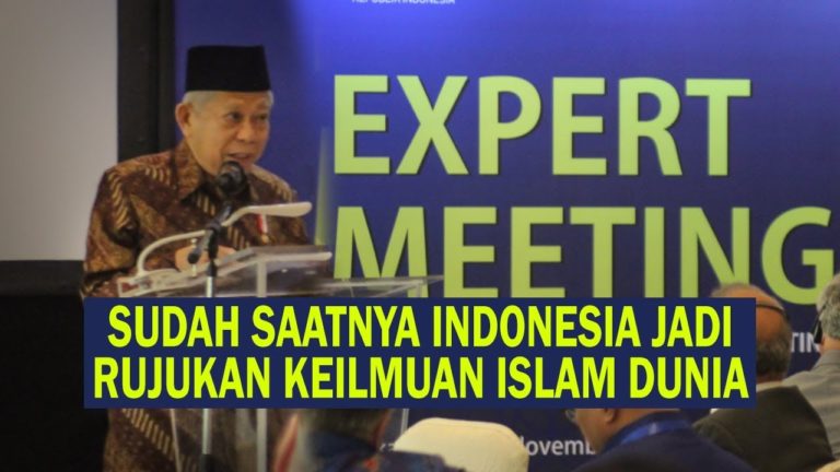 Ma’ruf Amin Jadi Keynote Speaker Expert Meeting UIII