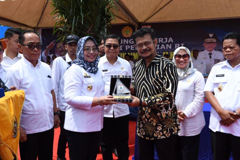 Mentan Syahrul Tanam Jagung bersama di Mamuju