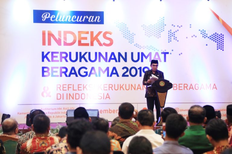 Menag Puas Indeks Kerukunan Umat Beragama Tahun 2019 Meningkat