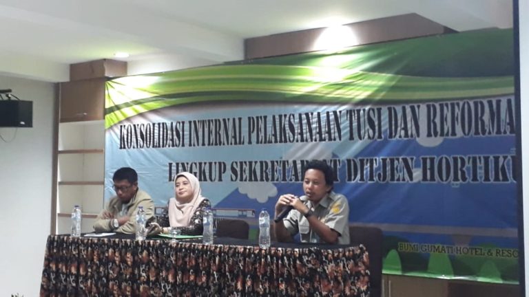 Ditjen  Hortikultura Gelar Konsolidasi Internal Pelaksanaan Tusi dan Reformasi Birokrasi