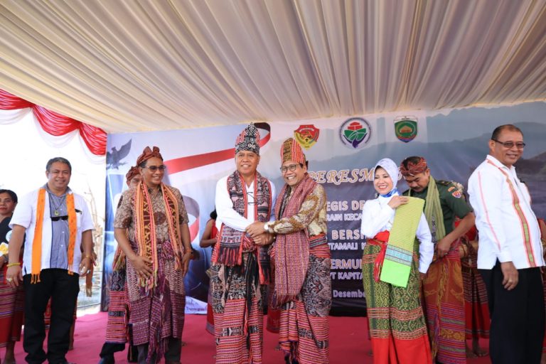 Mendes PDTT Resmikan Infrastruktur di Desa Wilayah Perbatasan Negara