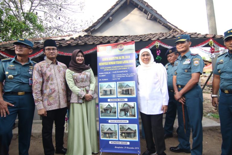 Tutup program RTLH, Khofifah: Kita Siapkan Hunian Lebih Berkualitas