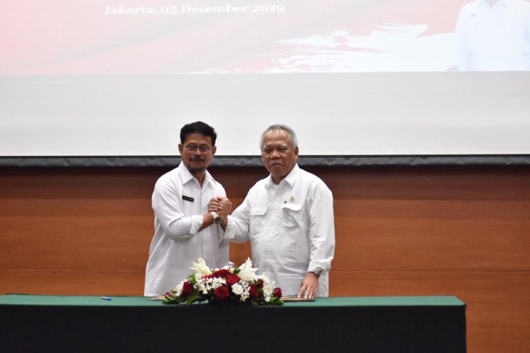 Menteri Pertanian dan PUPR Sepakati Kerja Sama Infrastruktur Ketahanan Pangan