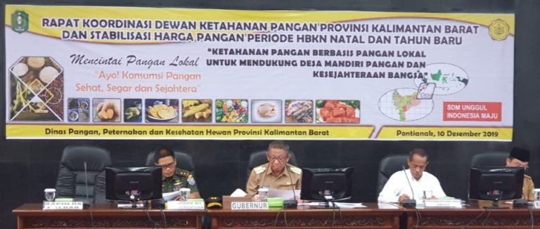 Jelang Nataru, Kementan-Pemprov Kalbar Jaga Stabilitas Pasokan dan Harga Pangan
