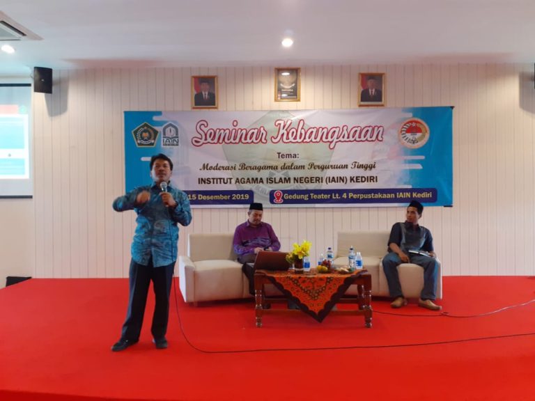 DEMA IAIN Kediri Gelar Seminar Kebangsaan Kuatkan Moderasi Beragama