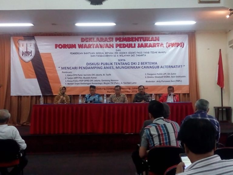 Kursi Wagub Kosong, DPRD DKI Diminta Ikut Bertanggung Jawab