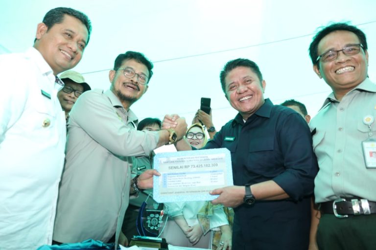 Mentan Ajak Petani Sumsel Tingkatkan Produksi dengan KUR