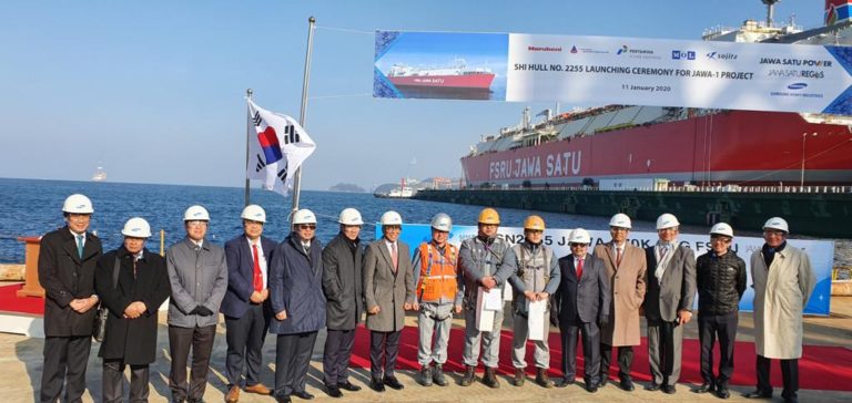 Capai Kemajuan 62,5%, Pertamina Lepas Perdana Kapal FSRU Jawa 1