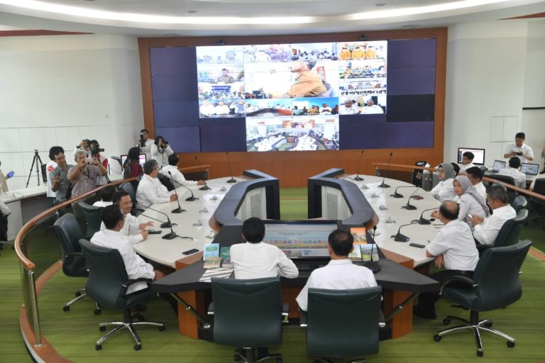Gelar Telekonferensi, Menteri Halim Cek Realisasi dan Perencanaan Dana Desa
