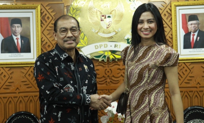 Wakili Maluku di Ajang Puteri Indonesia, Nono Sampono Beri Dukungan ke Yoan Clara