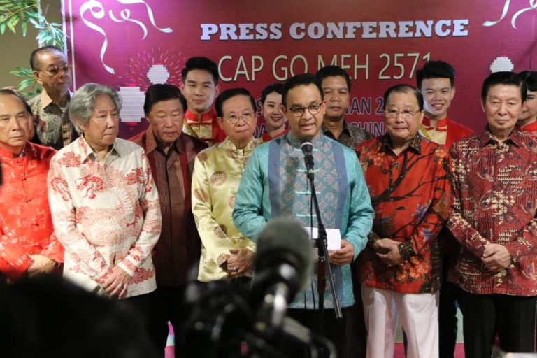 Hadiri Perayaan Cap Go Meh, Anies Ingatkan Pentingnya Persatuan