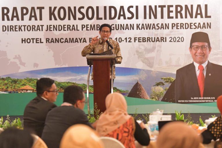 Mendes PDTT Paparkan Pentingnya Perencanaan dan Program Kerja