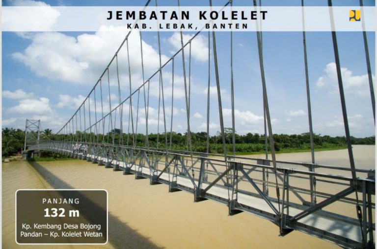 Kementerian PUPR Akan Bangun 148 Jembatan Gantung di Tahun 2020