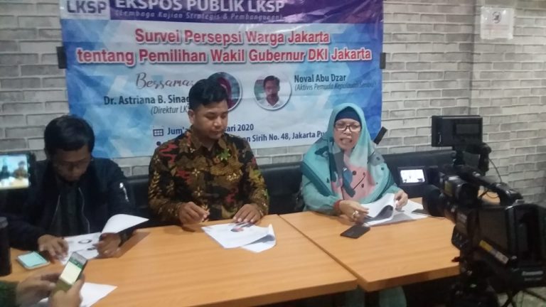 Hasil Survei LKSP: Nurmansjah Ungguli Riza Patria di Pemilihan Wagub DKI