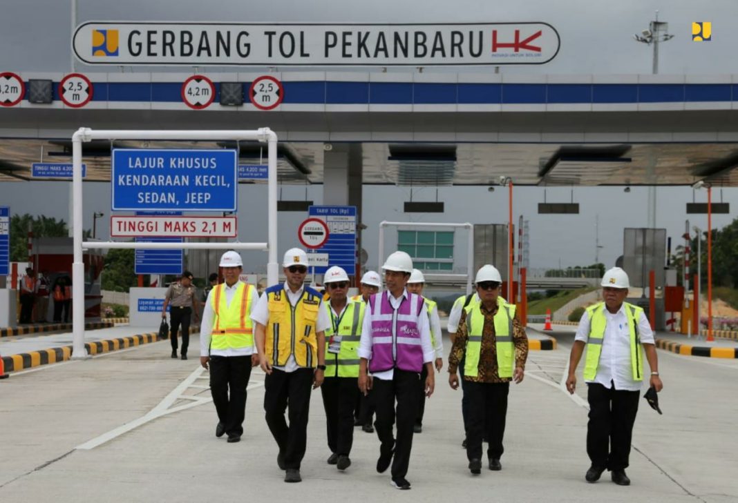 Tinjau Pembangunan Tol Pekanbaru-Dumai, Presiden: Kita Harapkan Selesai ...