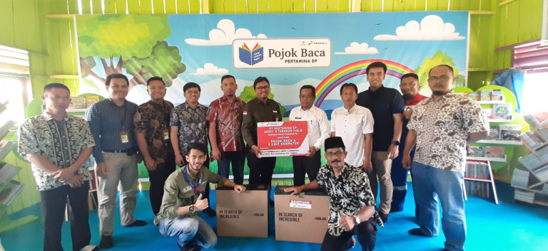 Peduli Pendidikan, Pertamina EP Berikan Bantuan Pojok Baca di Wilayah 3T