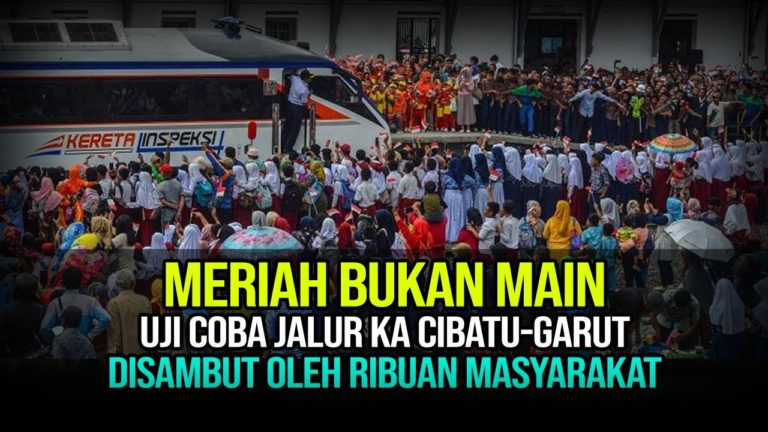 Jalur Kereta Api Cibatu-Garut kembali Aktif setelah 36 Tahun Mati Suri