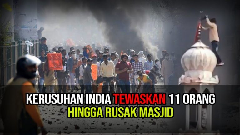 India Rusuh, Massa Beringas Rusak dan Bakar Masjid