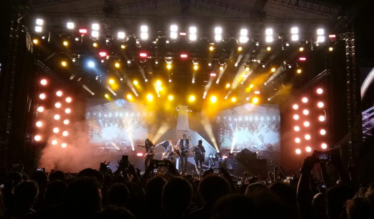 Si Cadas Scorpion Tampil Tidak Garang di JogjaROCKarta Music Festival