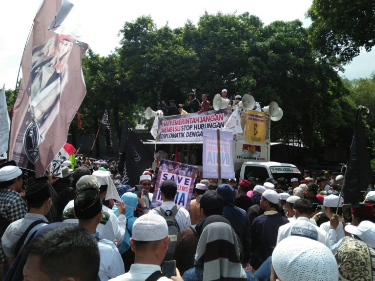 Geruduk Kedubes India, Massa Ormas Islam Kecam Kekerasan terhadap Warga Muslim
