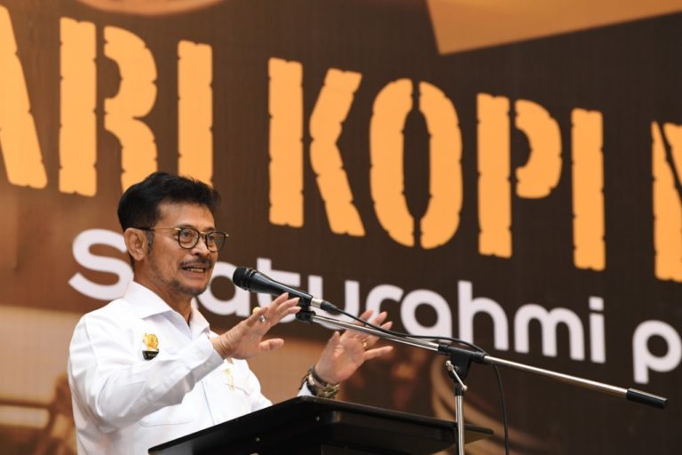 Menteri Syahrul Harap Kopi Nasional Jadi Ajang Konsolidasi Dunia
