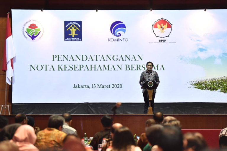 Kemendes PDTT Gandeng BPIP, Kemenkumham dan Kominfo Bersinergi Bangun Desa