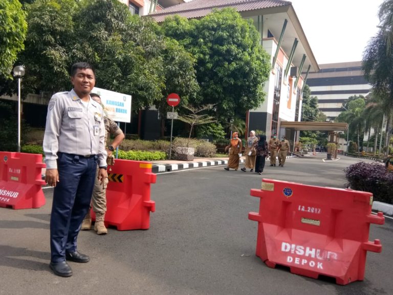 Kantor Pemkot Depok Tetap Buka, Pengecekan Suhu Tubuh Pengunjung Belum Berjalan