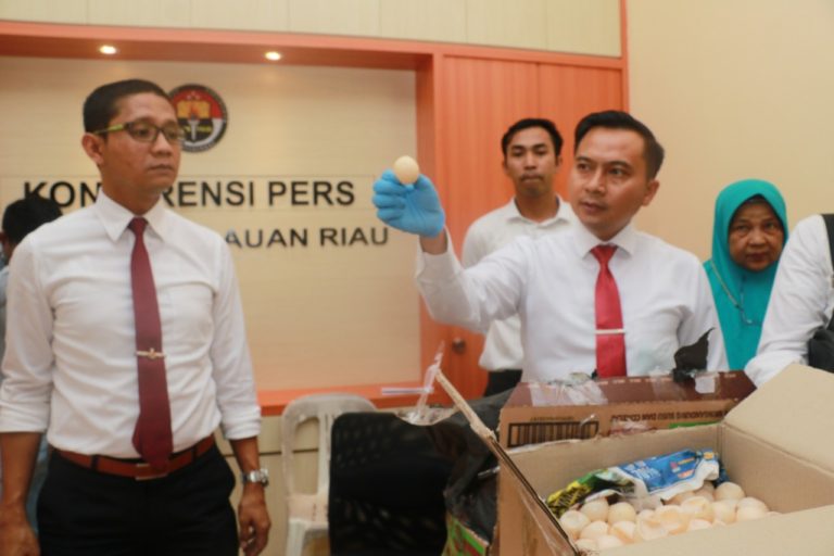 Polda Kepri Tangkap 5 Orang Penjual Ribuan Telur Penyu